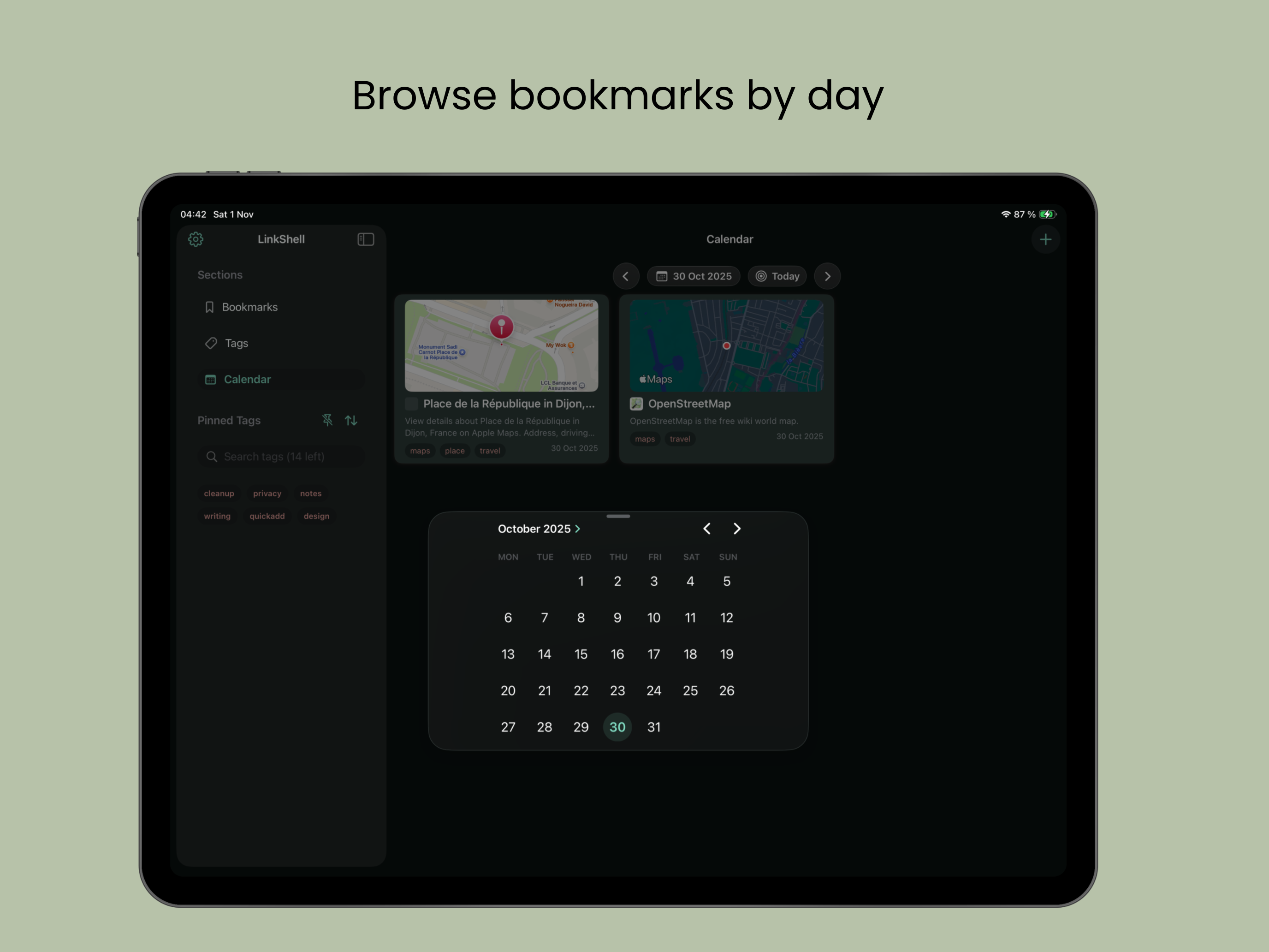 LinkShell iPad interface 4
