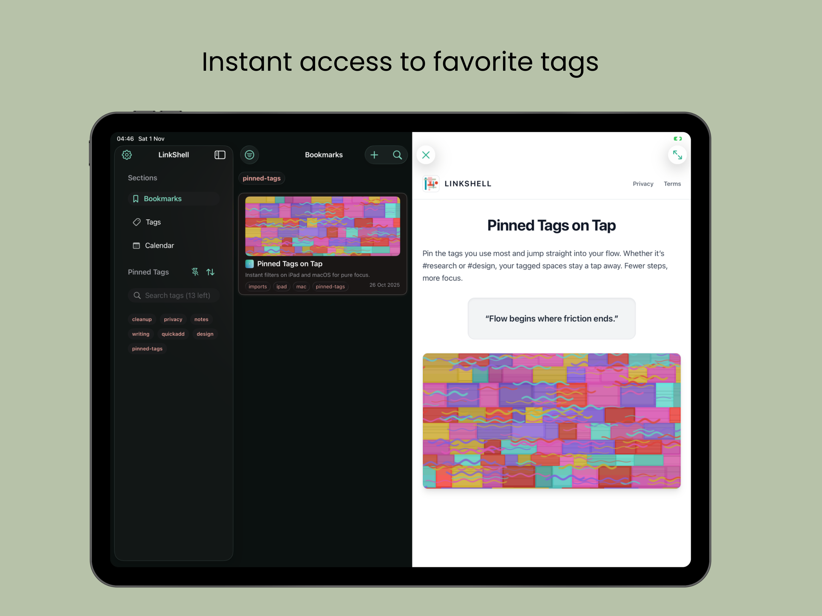 LinkShell iPad interface 6
