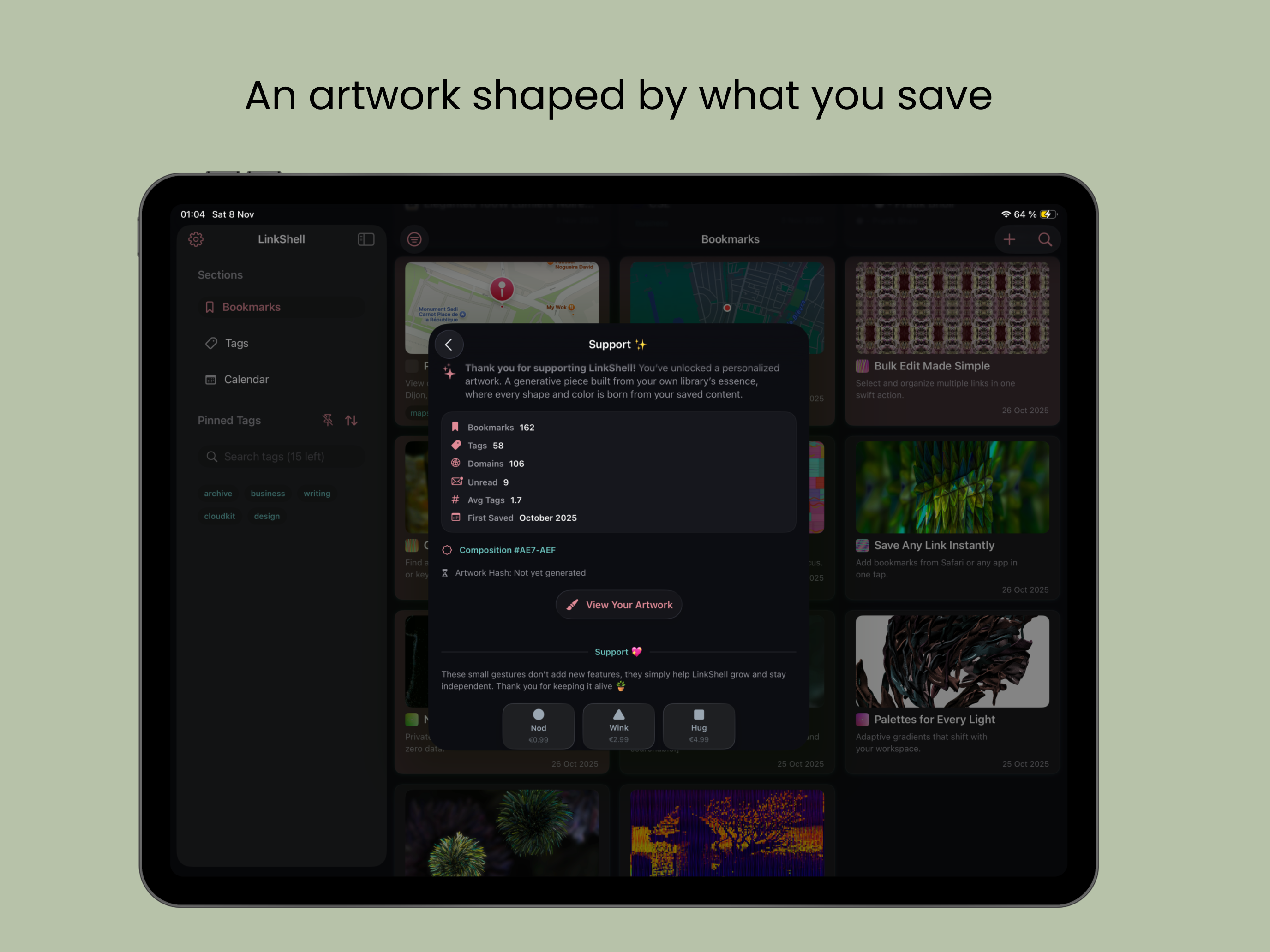 LinkShell iPad interface 8