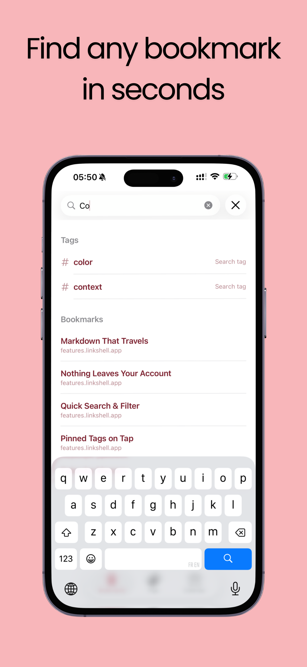 LinkShell iPhone interface 3
