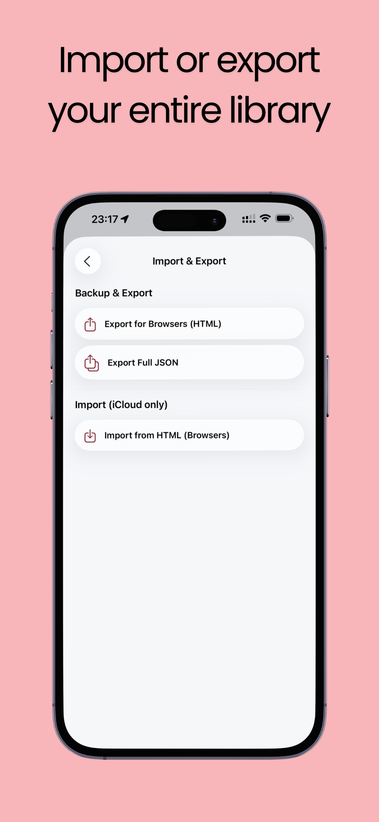 LinkShell iPhone interface 9